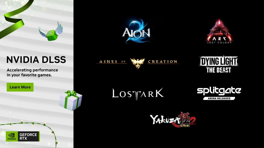 支持四款新游戏 DLSS 四、影之刃零、新的RTX预告片《生化危机：安魂曲》和《识质存在》发布